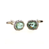 Crystal Zircon Cufflinks