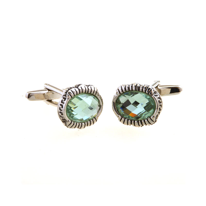 Crystal Zircon Cufflinks