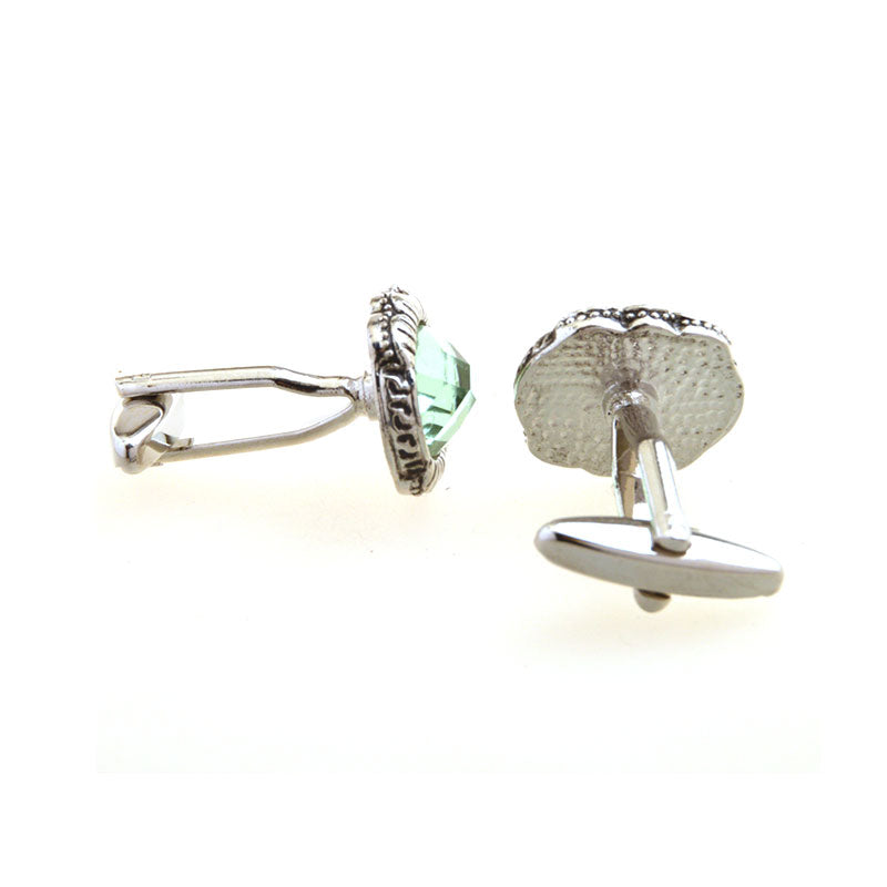 Crystal Zircon Cufflinks