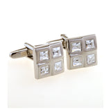 Crystal Zircon Cufflinks