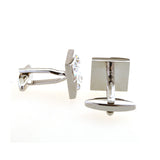 Crystal Zircon Cufflinks