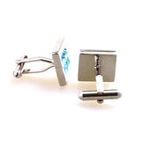 Crystal Zircon Cufflinks