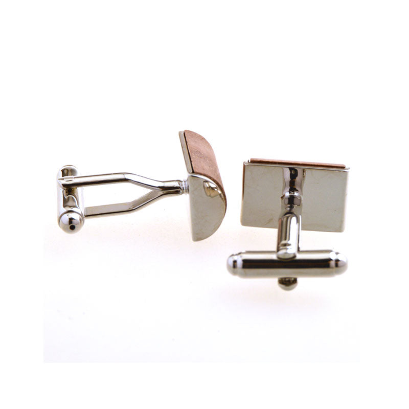 Natural Solid Wood Cufflinks