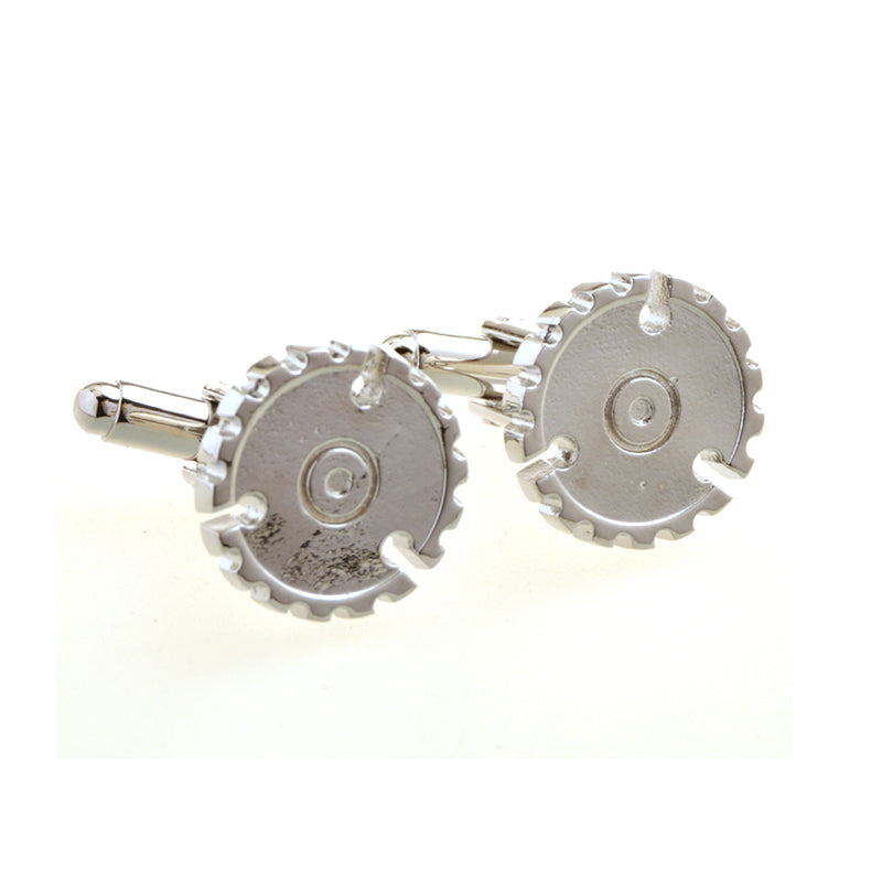 Plain Colour Metal Cufflinks