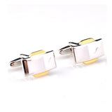 Plain Colour Metal Cufflinks