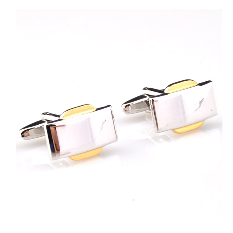 Plain Colour Metal Cufflinks