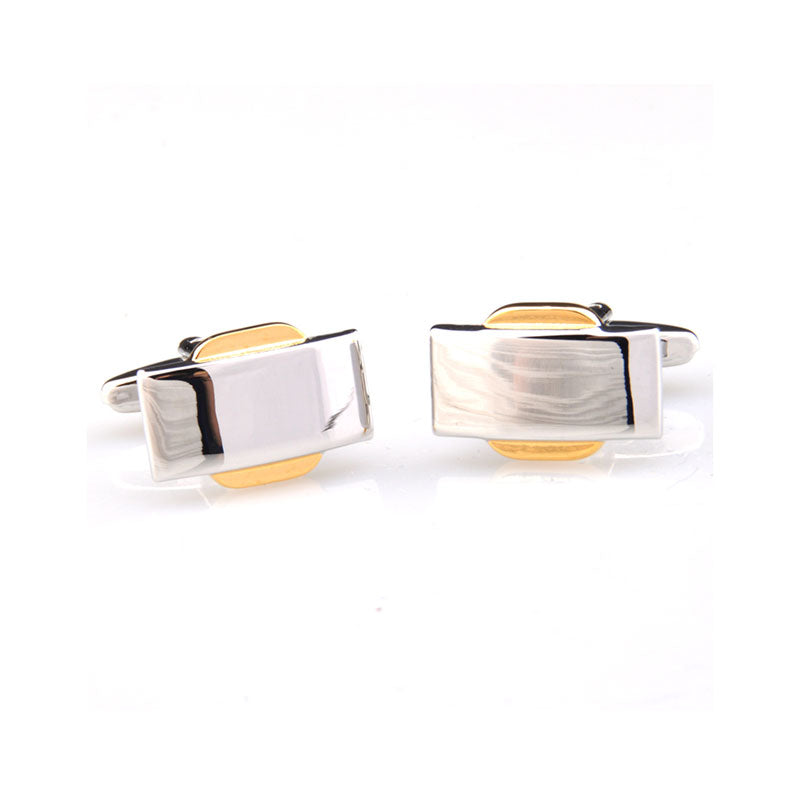 Plain Colour Metal Cufflinks