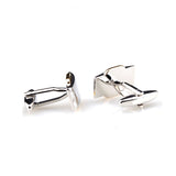Plain Colour Metal Cufflinks