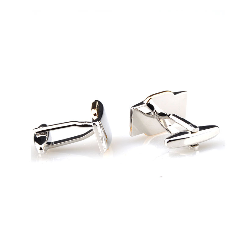 Plain Colour Metal Cufflinks