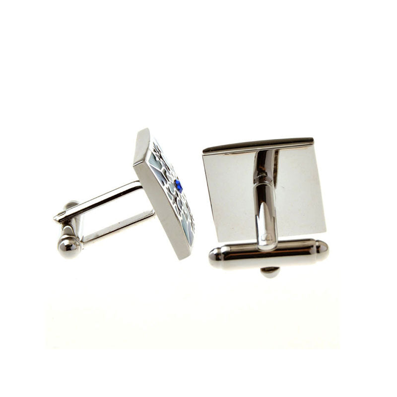 Enamel Dropping Glue Cufflinks