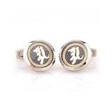 Zodiac Sign Constellation Enamel Dropping Glue Cufflinks