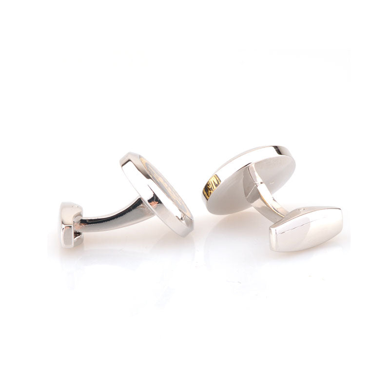 Zodiac Sign Constellation Enamel Dropping Glue Cufflinks