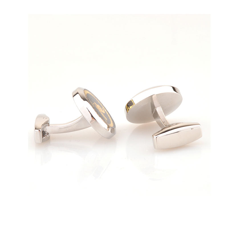 Zodiac Sign Constellation Enamel Dropping Glue Cufflinks
