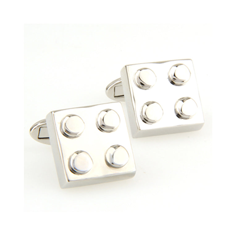 Plain Colour Metal Cufflinks