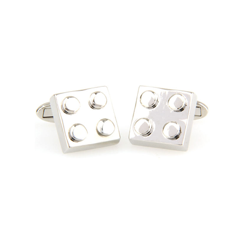 Plain Colour Metal Cufflinks