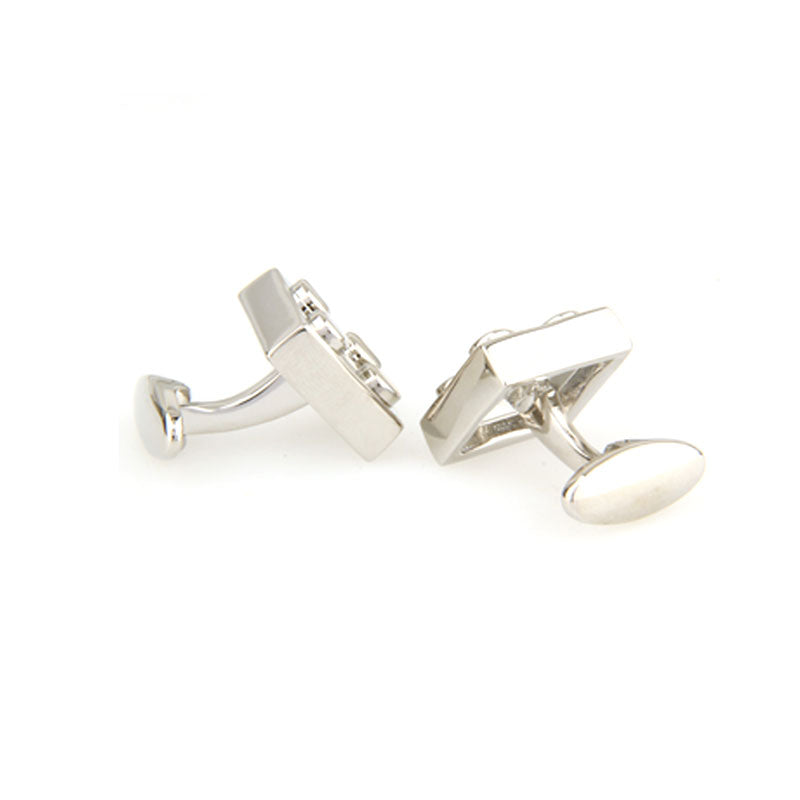 Plain Colour Metal Cufflinks