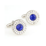 Crystal Zircon Cufflinks