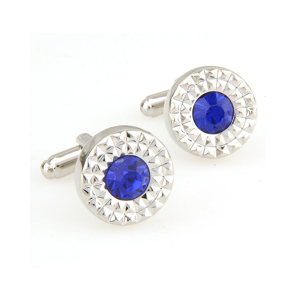 Crystal Zircon Cufflinks