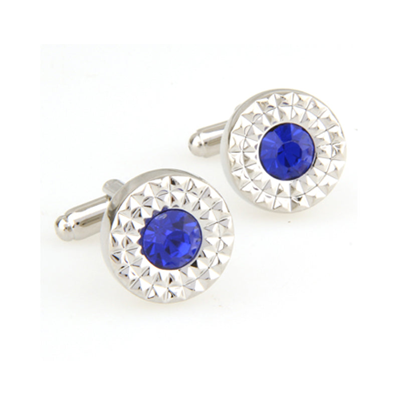 Crystal Zircon Cufflinks