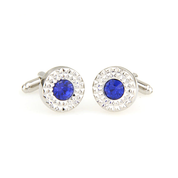 Crystal Zircon Cufflinks