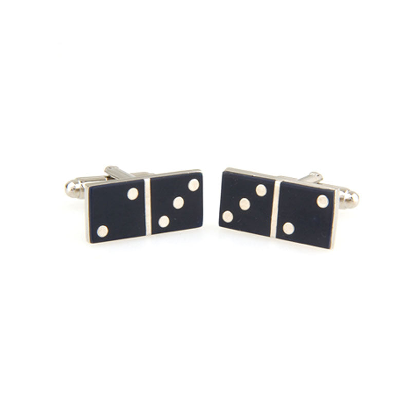 Movies Gambling Enamel Dropping Glue Cufflinks