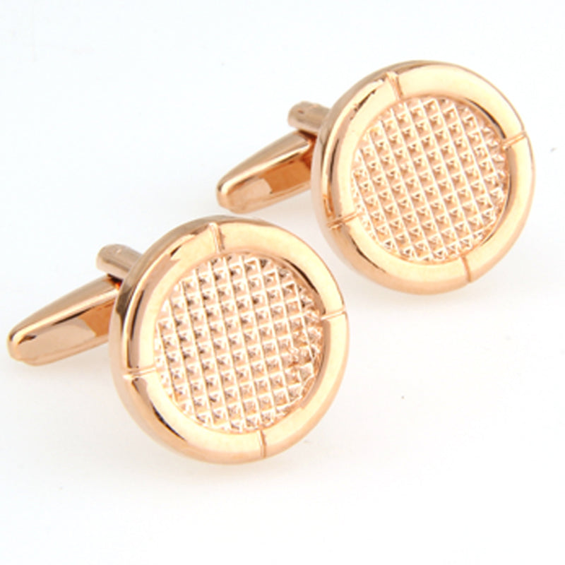Plain Colour Metal Cufflinks