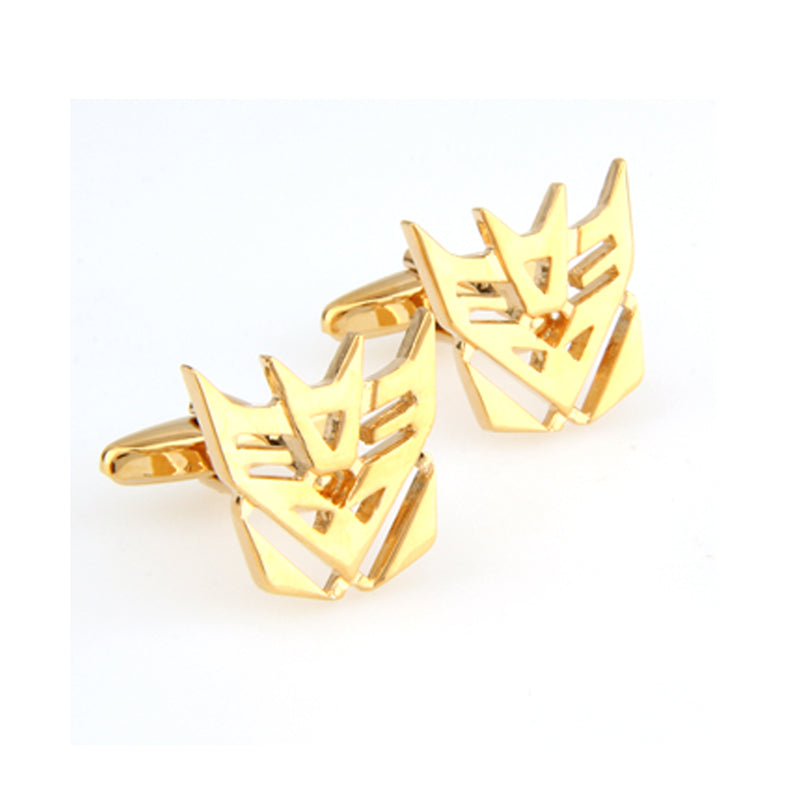 Interesting Skull Plain Colour Metal Cufflinks