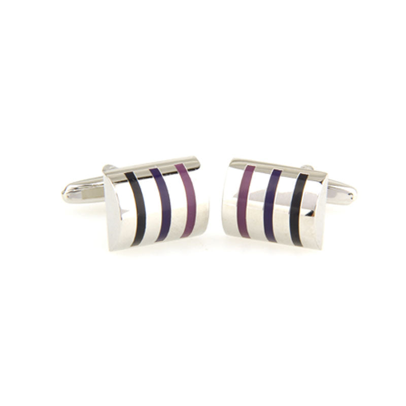 Enamel Dropping Glue Cufflinks