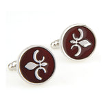 Enamel Dropping Glue Cufflinks
