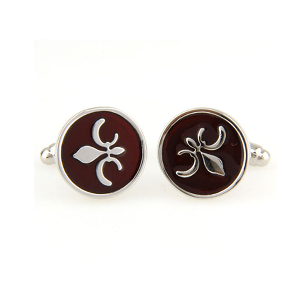 Enamel Dropping Glue Cufflinks