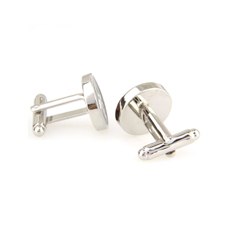 Enamel Dropping Glue Cufflinks