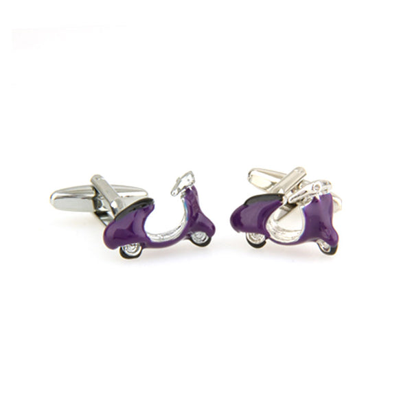 Car Logo Traffic Enamel Dropping Glue Cufflinks