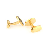 European & American Classical Enamel Dropping Glue Cufflinks