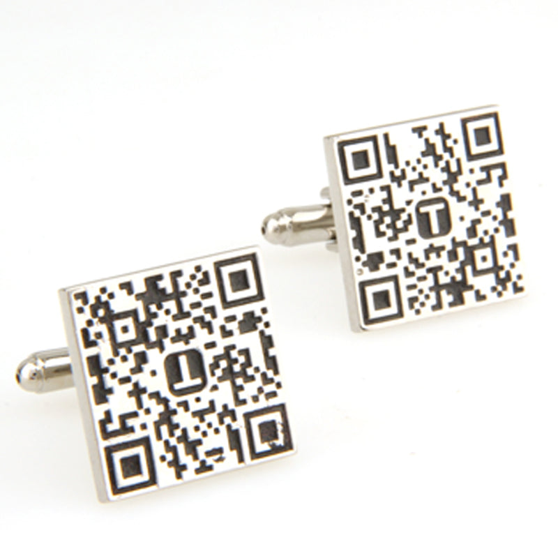 Enamel Dropping Glue Cufflinks