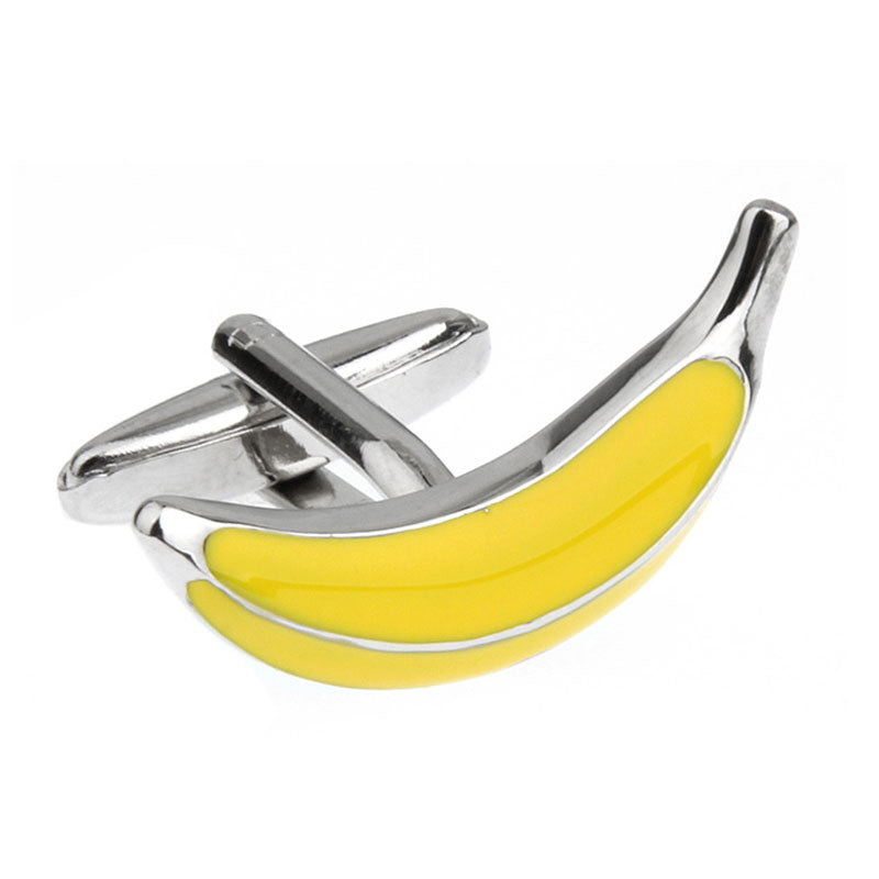 Vegetable Fruit Enamel Dropping Glue Cufflinks