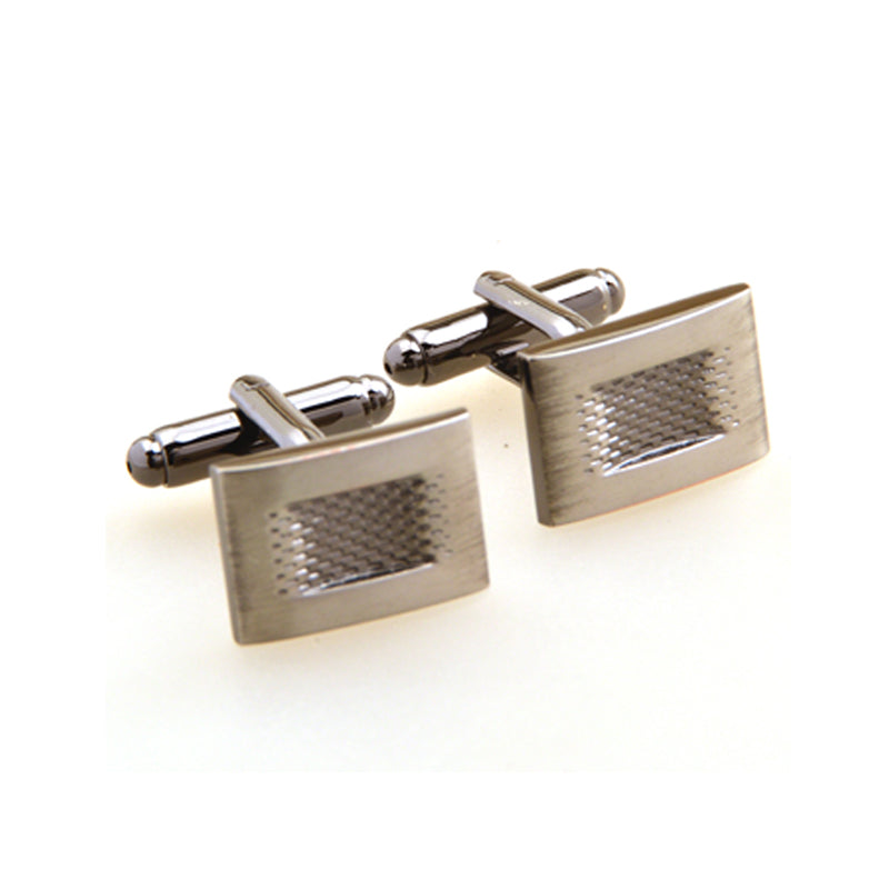 Plain Colour Metal Cufflinks