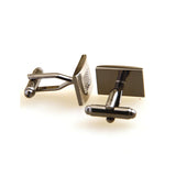 Plain Colour Metal Cufflinks