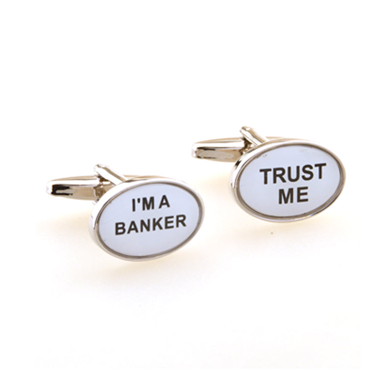 Enamel Dropping Glue Cufflinks