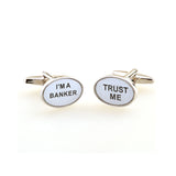 Enamel Dropping Glue Cufflinks