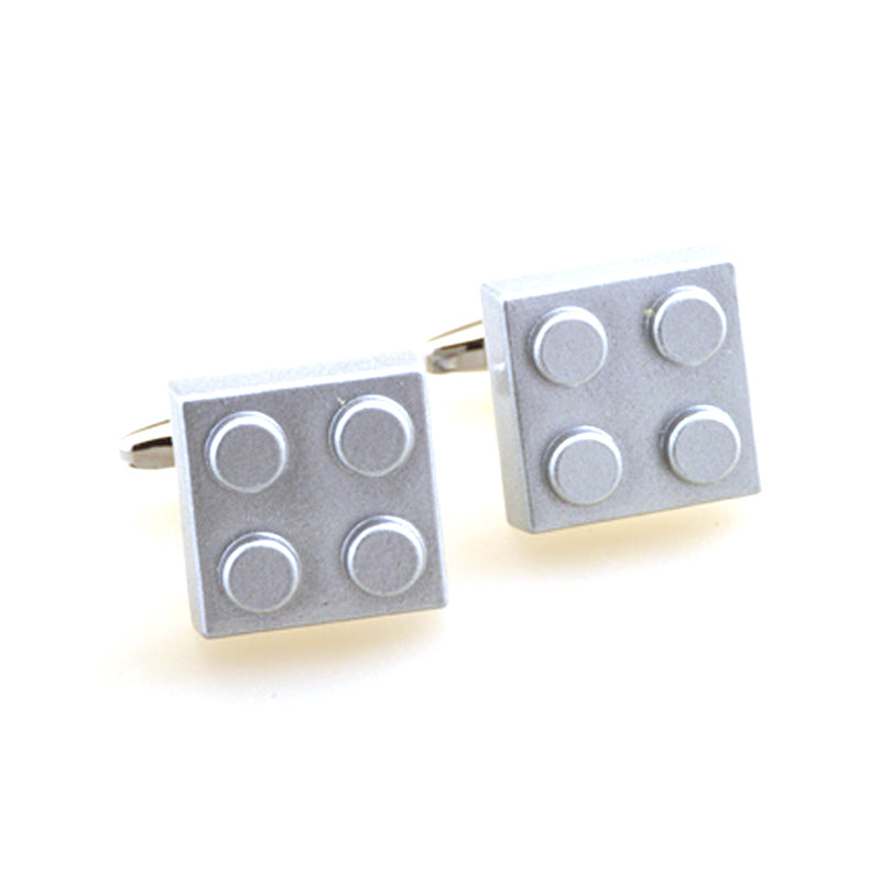 Plain Colour Metal Cufflinks