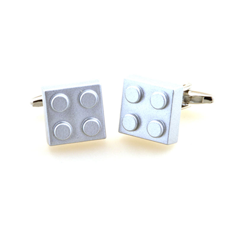 Plain Colour Metal Cufflinks