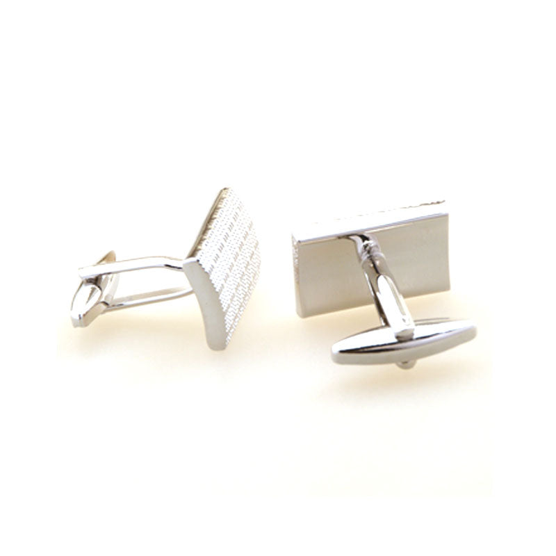 Plain Colour Metal Cufflinks