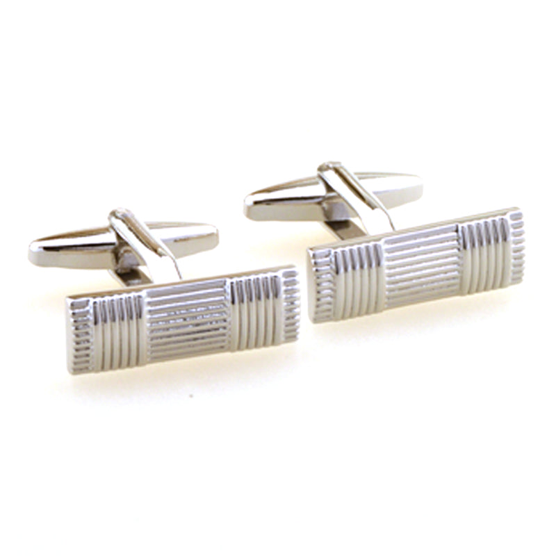 Plain Colour Metal Cufflinks
