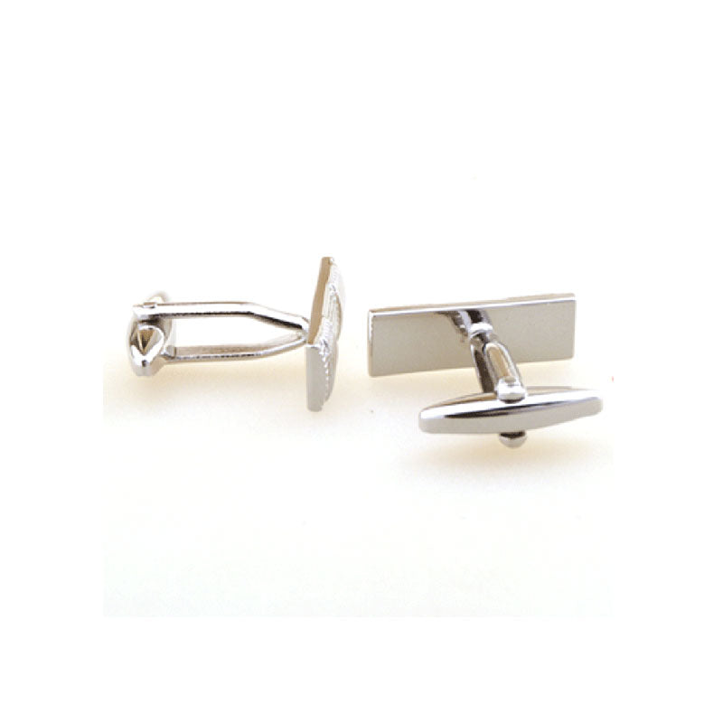 Plain Colour Metal Cufflinks
