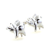 Animals Plants Plain Colour Metal Cufflinks