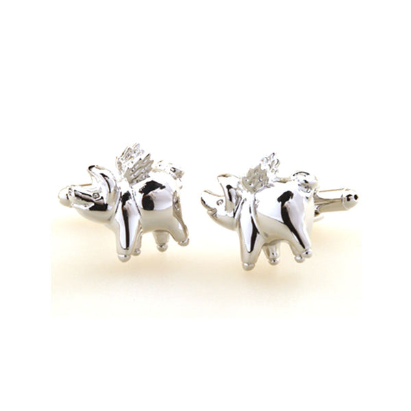 Animals Plants Plain Colour Metal Cufflinks