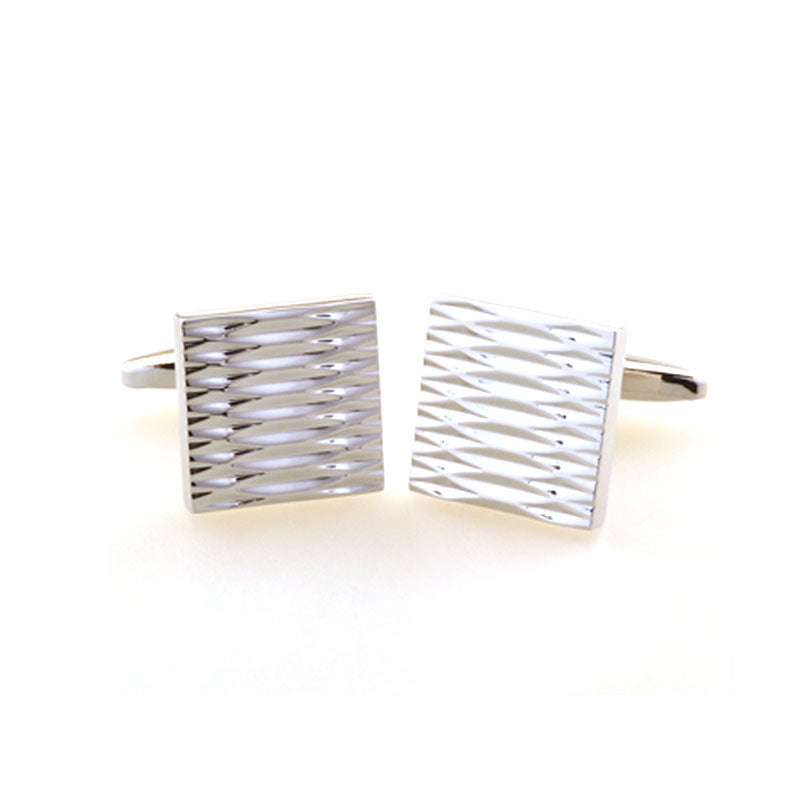 Plain Colour Metal Cufflinks