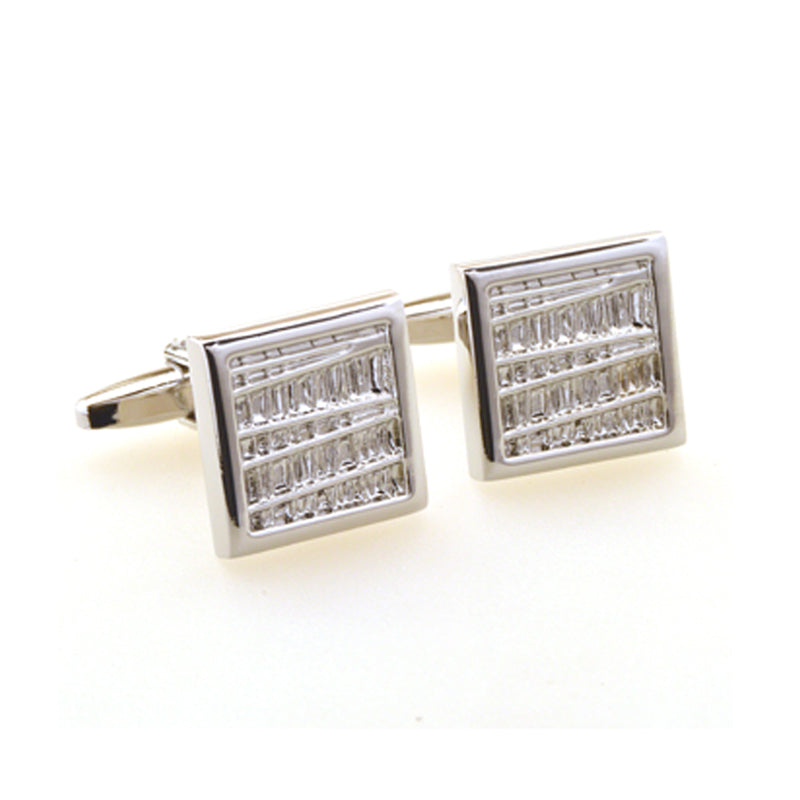 Plain Colour Metal Cufflinks