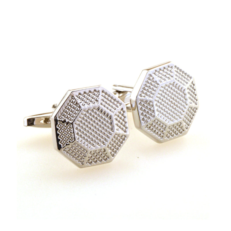Plain Colour Metal Cufflinks