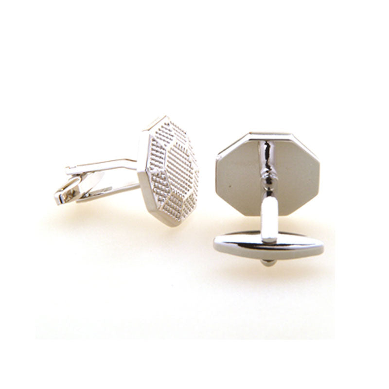 Plain Colour Metal Cufflinks